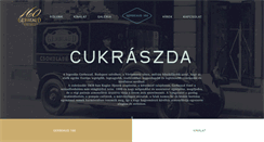 Desktop Screenshot of gerbeaud.hu